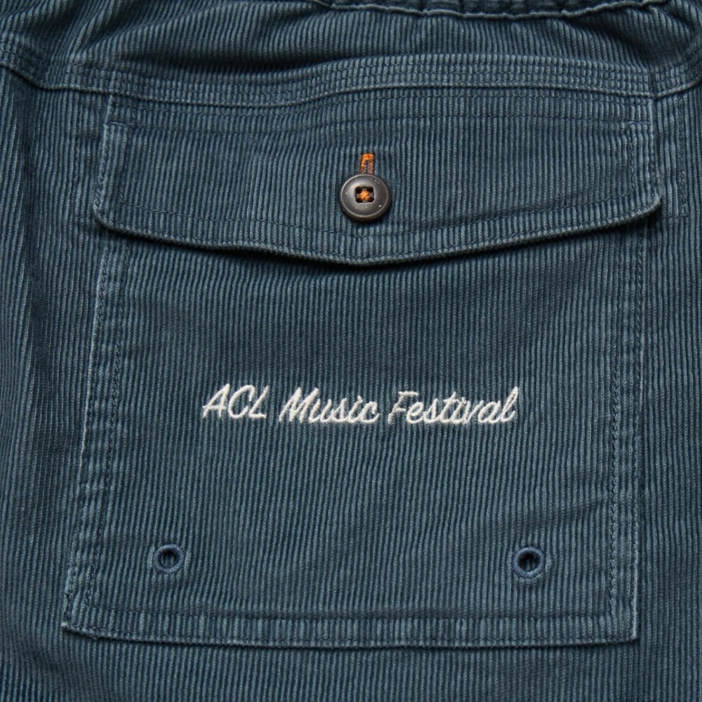 Howler Brothers Dark Gray Shorts with Orange Detail - Picture 4 of 8